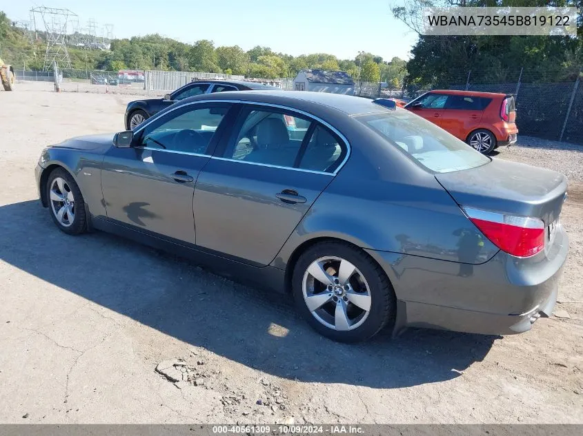 WBANA73545B819122 2005 BMW 530I