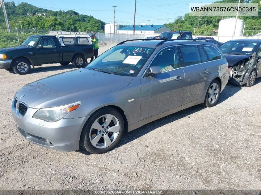 2006 BMW 530Xit VIN: WBANN73576CN00345 Lot: 39526044