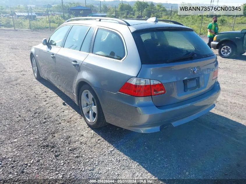 2006 BMW 530Xit VIN: WBANN73576CN00345 Lot: 39526044