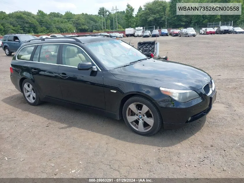 2006 BMW 530Xit VIN: WBANN73526CN00558 Lot: 39953291