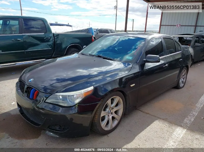 2006 BMW 550I VIN: WBANB53556CP01383 Lot: 40244876