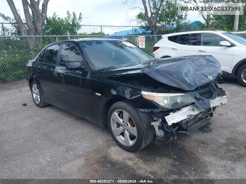 2006 BMW 525Xi VIN: WBANF335X6CS37399 Lot: 40253371