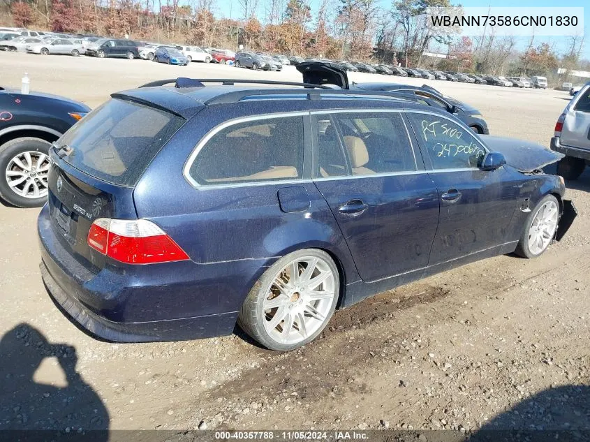 2006 BMW 530Xit VIN: WBANN73586CN01830 Lot: 40357788