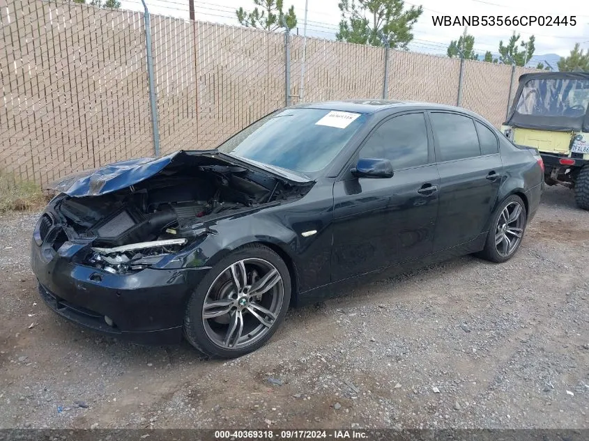 WBANB53566CP02445 2006 BMW 550I