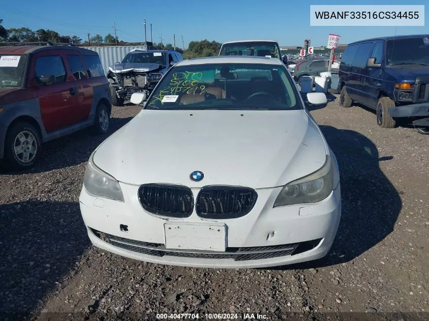 2006 BMW 5 Series 525Xi VIN: WBANF33516CS34455 Lot: 40477704