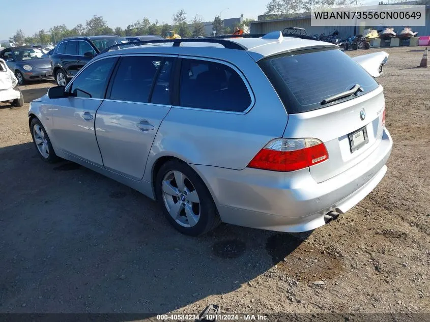 2006 BMW 530Xit VIN: WBANN73556CN00649 Lot: 40584234