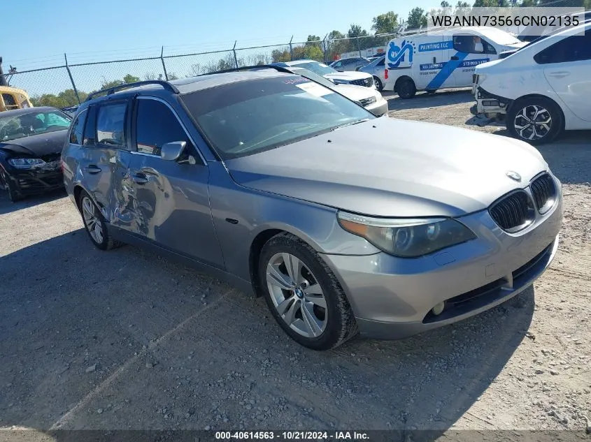 2006 BMW 530Xit VIN: WBANN73566CN02135 Lot: 40614563