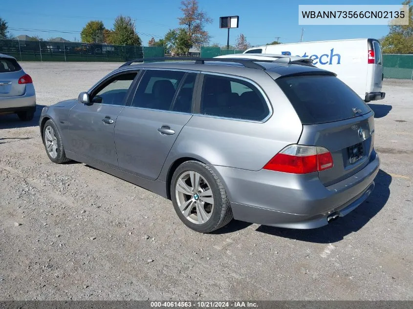 2006 BMW 530Xit VIN: WBANN73566CN02135 Lot: 40614563