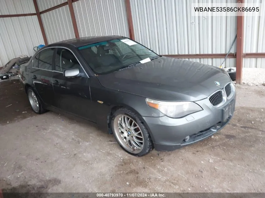 WBANE53586CK86695 2006 BMW 525I