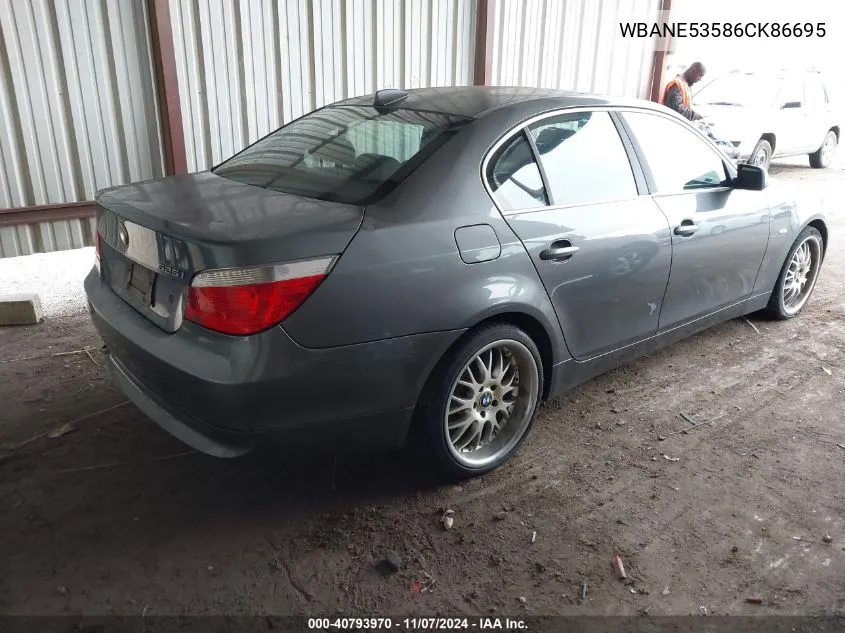 WBANE53586CK86695 2006 BMW 525I