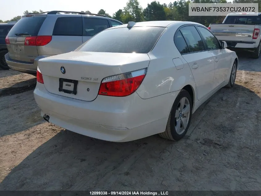 WBANF73537CU24072 2007 BMW 530 Xi