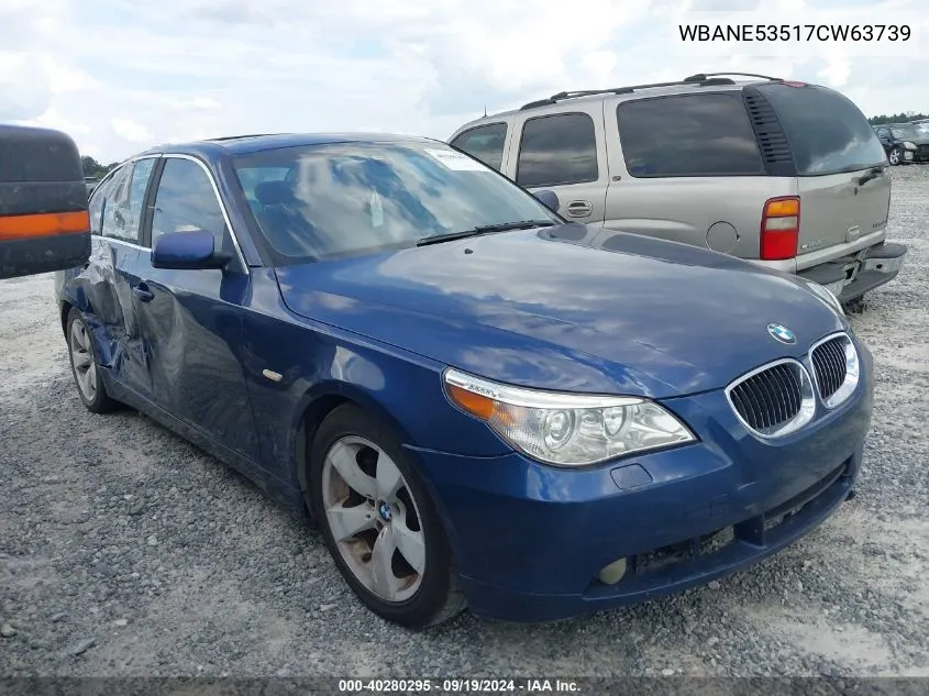 WBANE53517CW63739 2007 BMW 525I