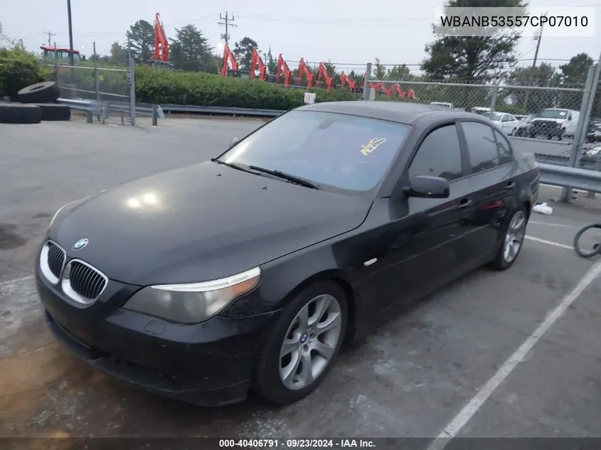 WBANB53557CP07010 2007 BMW 550 I