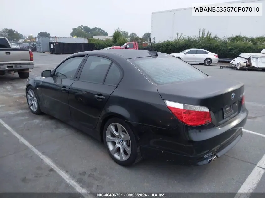 WBANB53557CP07010 2007 BMW 550 I