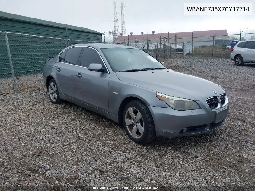 WBANF735X7CY17714 2007 BMW 530Xi