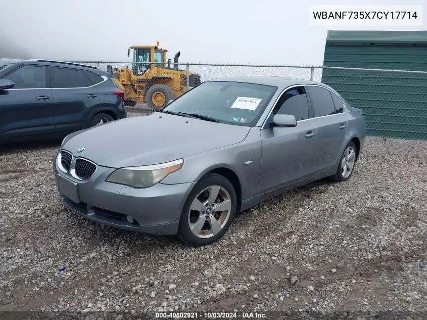 WBANF735X7CY17714 2007 BMW 530Xi