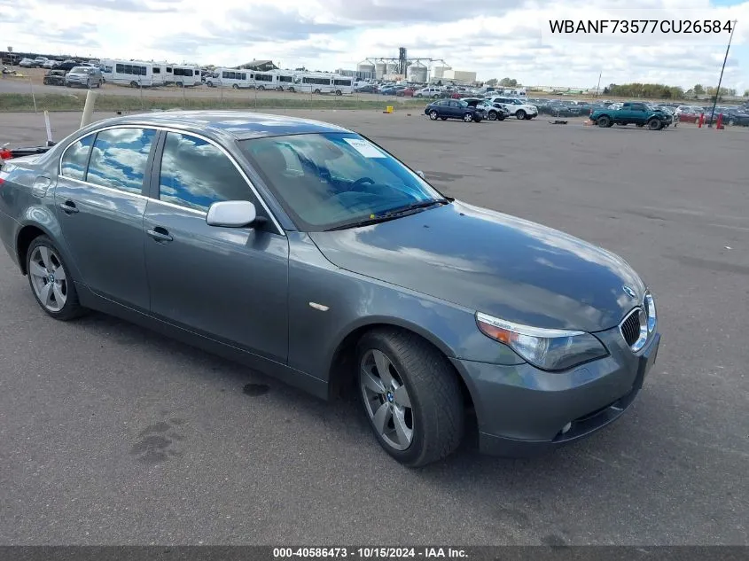 2007 BMW 530Xi VIN: WBANF73577CU26584 Lot: 40586473