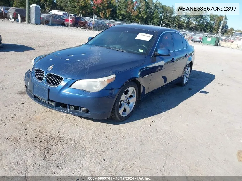 WBANE53567CK92397 2007 BMW 525I