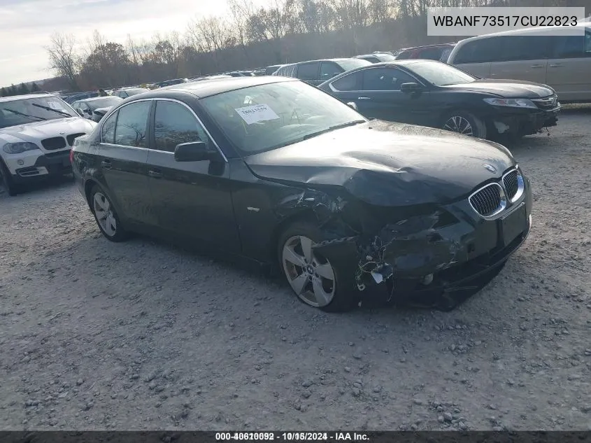 2007 BMW 530Xi VIN: WBANF73517CU22823 Lot: 40610092