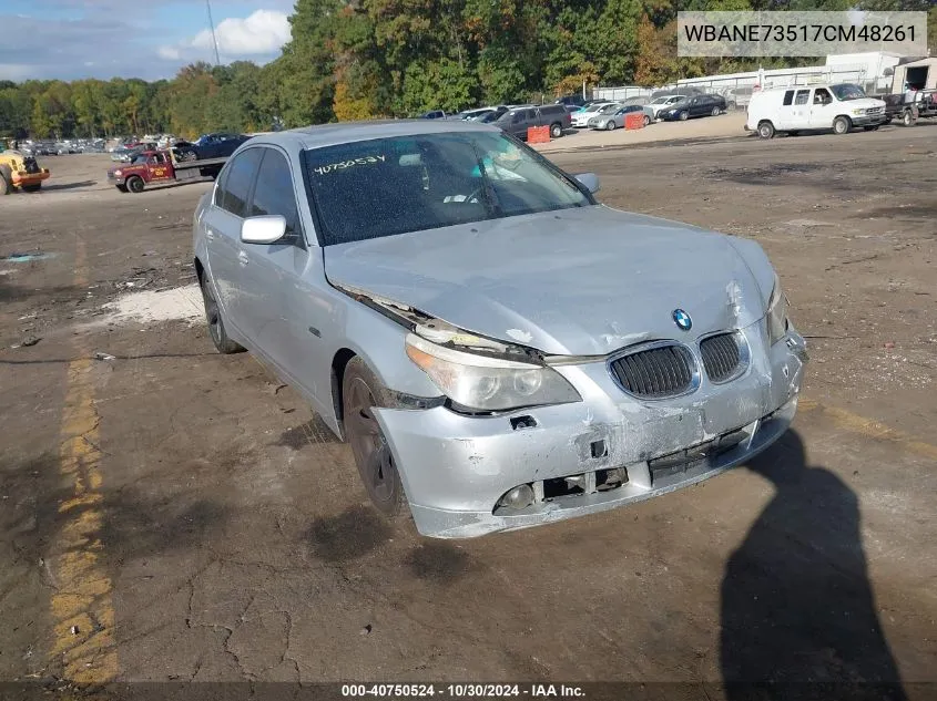 WBANE73517CM48261 2007 BMW 530I