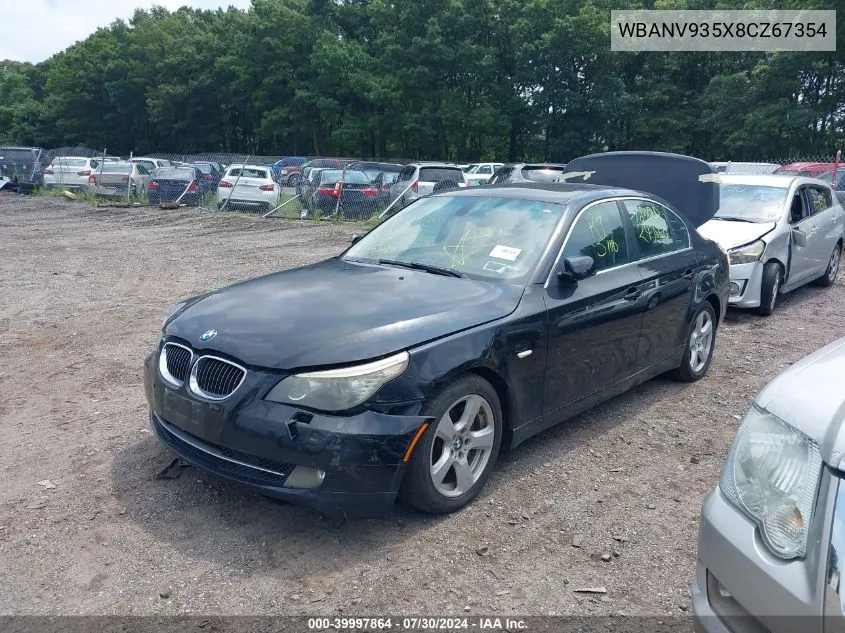 2008 BMW 535Xi VIN: WBANV935X8CZ67354 Lot: 39997864