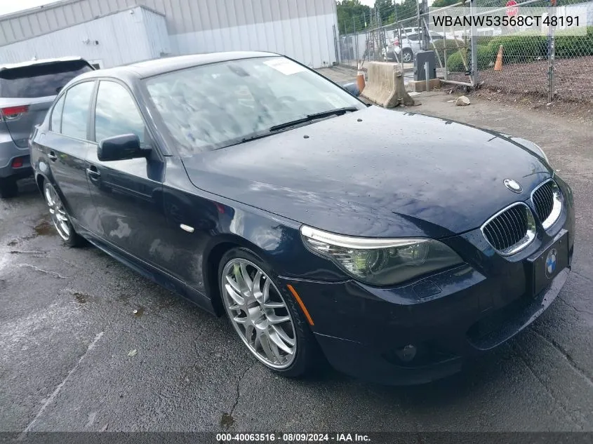 WBANW53568CT48191 2008 BMW 550I