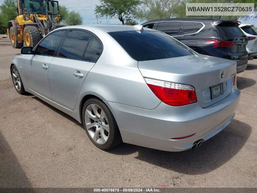 WBANW13528CZ70635 2008 BMW 535I