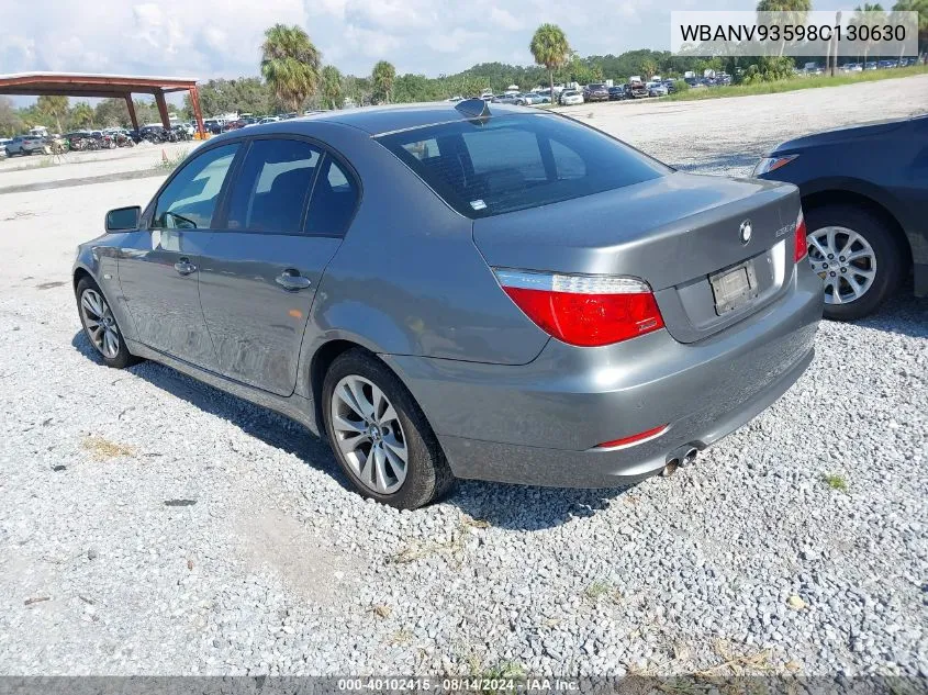 2008 BMW 535Xi VIN: WBANV93598C130630 Lot: 40102415