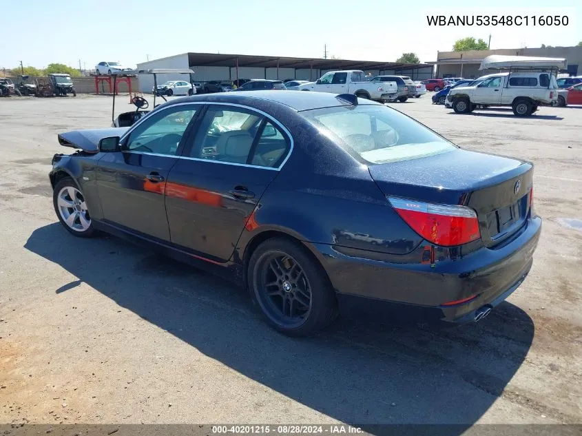 WBANU53548C116050 2008 BMW 528I