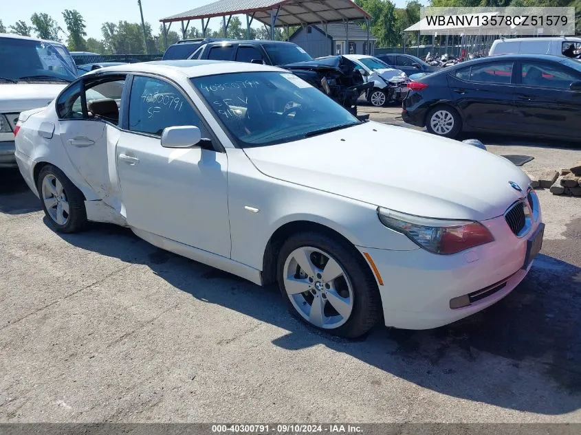 WBANV13578CZ51579 2008 BMW 528 Xi