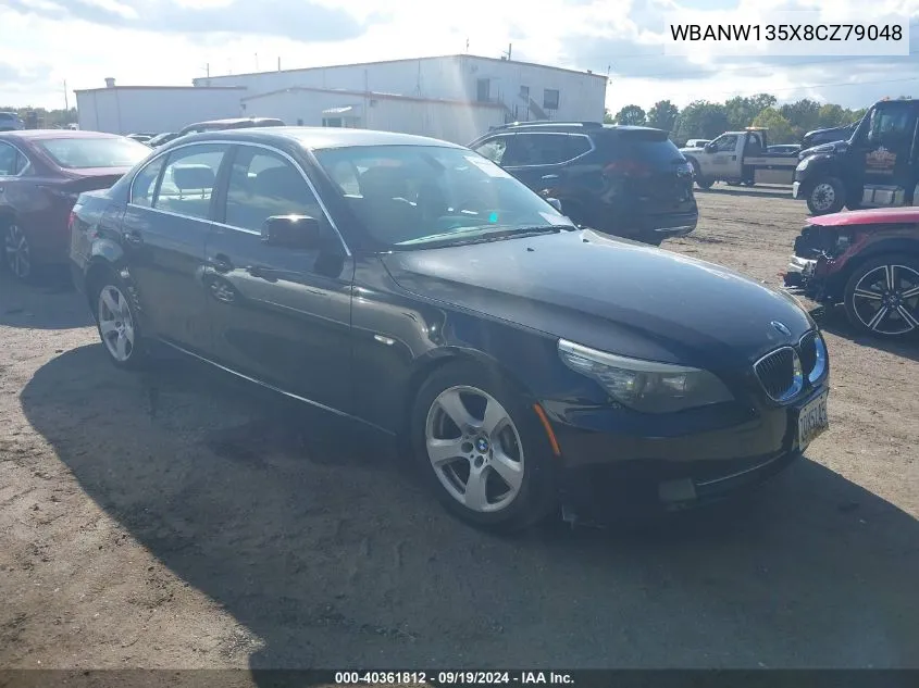 WBANW135X8CZ79048 2008 BMW 535I