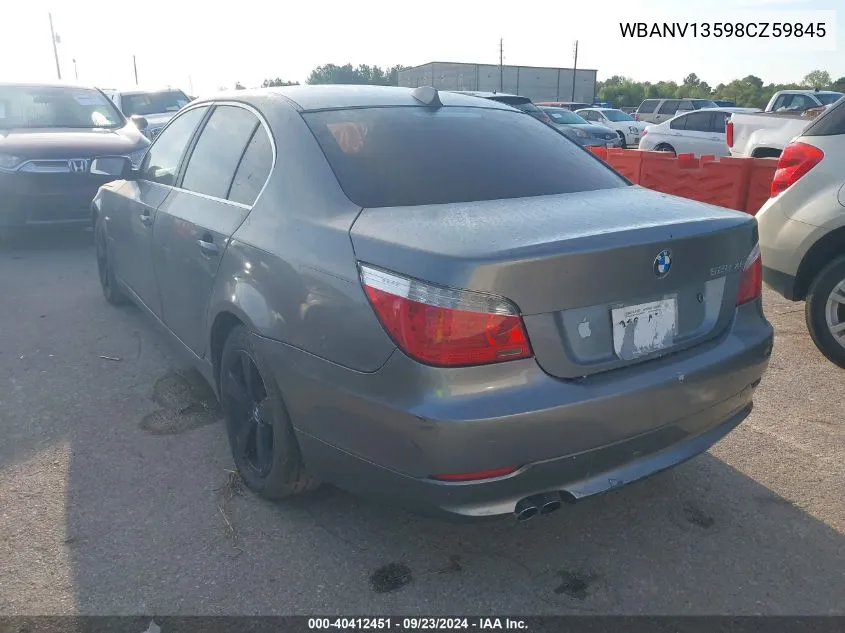 WBANV13598CZ59845 2008 BMW 5 Series 528Xi