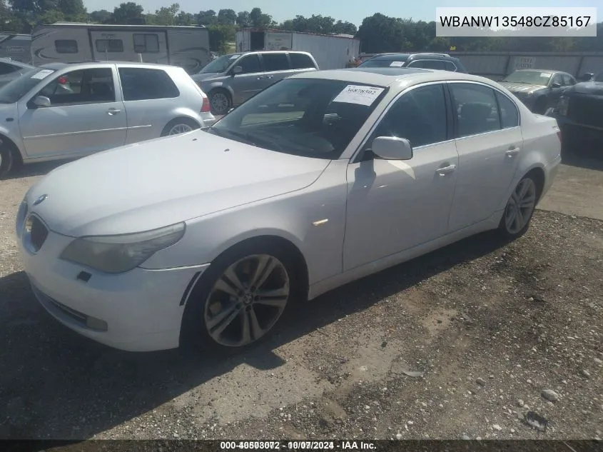 2008 BMW 535I VIN: WBANW13548CZ85167 Lot: 40503072