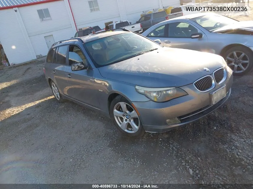 2008 BMW 535Xi VIN: WBAPT73538CX00236 Lot: 40596733