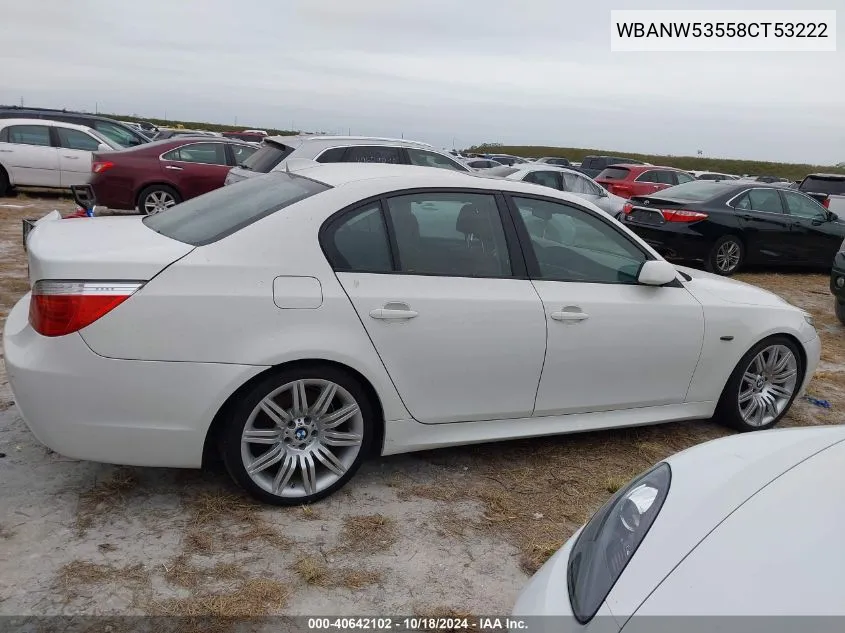 WBANW53558CT53222 2008 BMW 550I