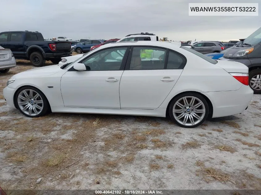 WBANW53558CT53222 2008 BMW 550I