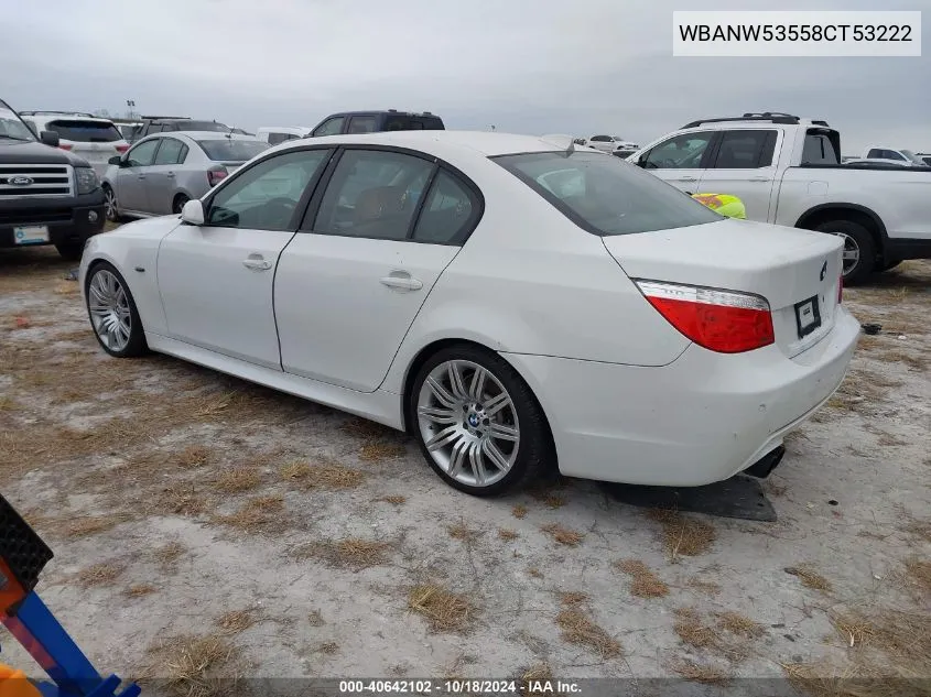 WBANW53558CT53222 2008 BMW 550I