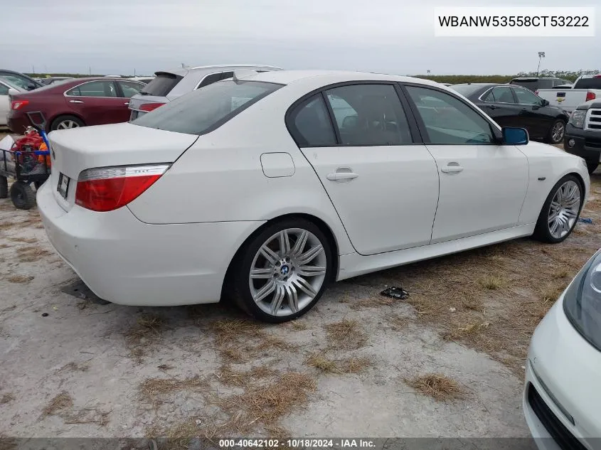 WBANW53558CT53222 2008 BMW 550I