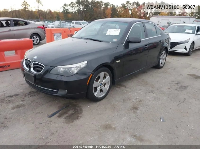 WBANV13518C150887 2008 BMW 528Xi