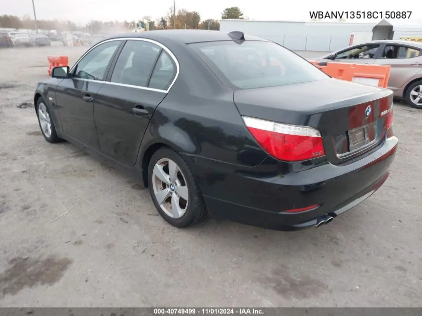 WBANV13518C150887 2008 BMW 528Xi