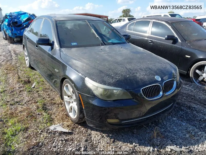 2008 BMW 535I VIN: WBANW13568CZ83565 Lot: 40835874