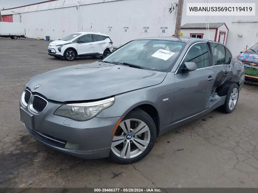 2009 BMW 528I VIN: WBANU53569C119419 Lot: 39466377