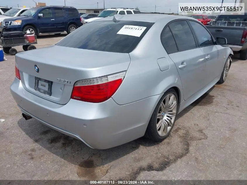 WBANW535X9CT55517 2009 BMW 550I