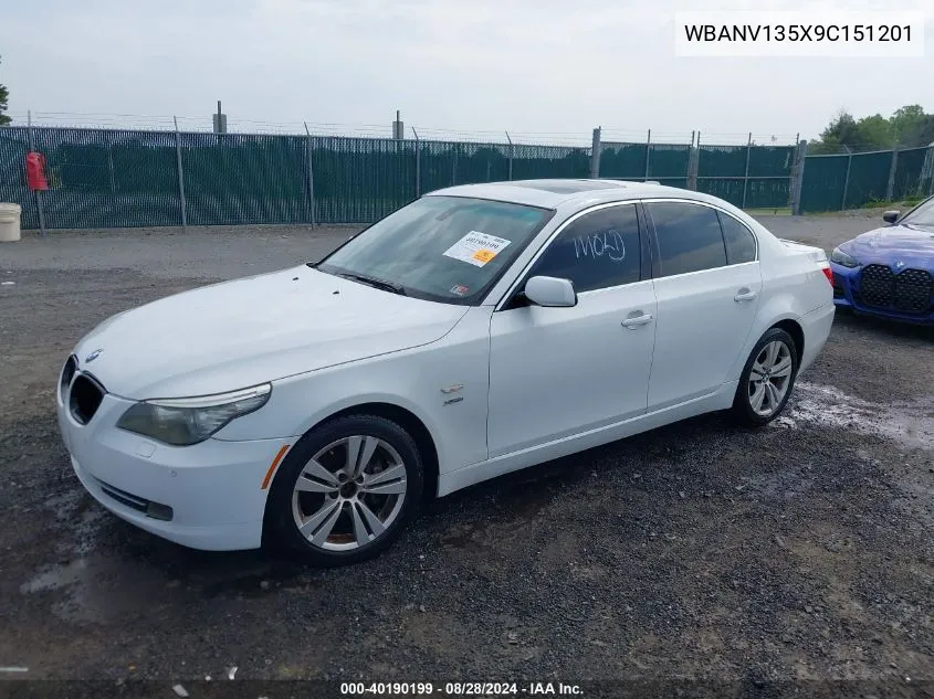 WBANV135X9C151201 2009 BMW 528I xDrive