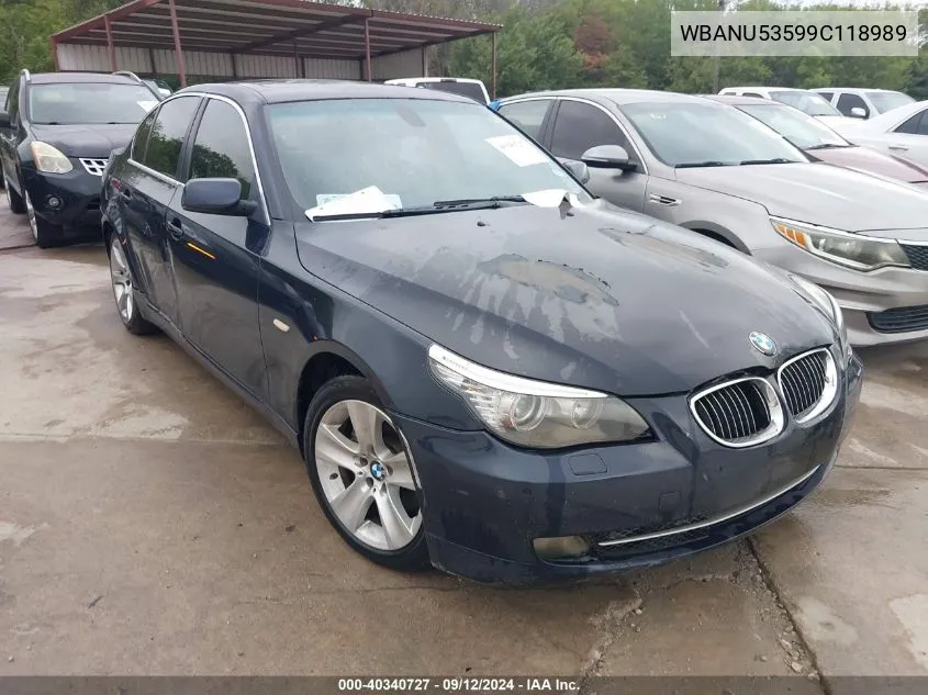 WBANU53599C118989 2009 BMW 528I