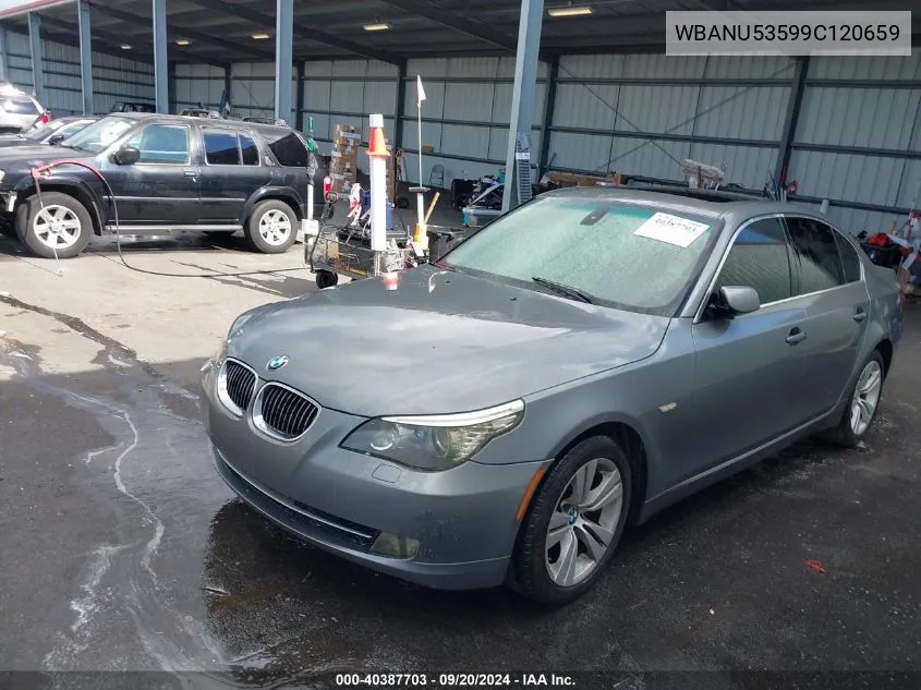 2009 BMW 528I VIN: WBANU53599C120659 Lot: 40387703