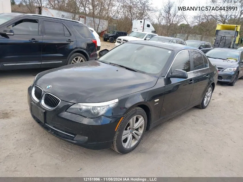 2010 BMW 5 Series VIN: WBANV1C57AC443991 Lot: 12151996