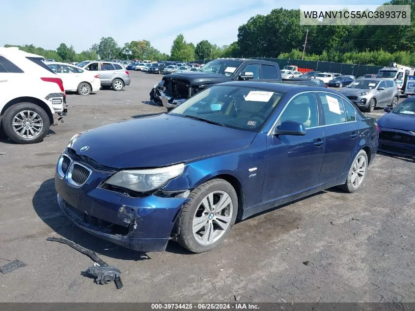 WBANV1C55AC389378 2010 BMW 528I xDrive