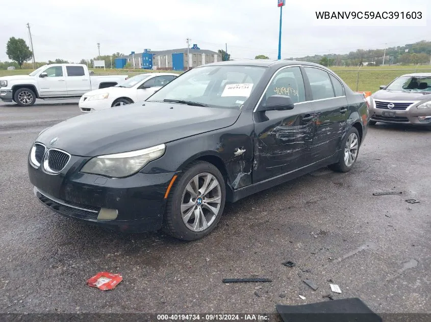 2010 BMW 535 Xi VIN: WBANV9C59AC391603 Lot: 40194734