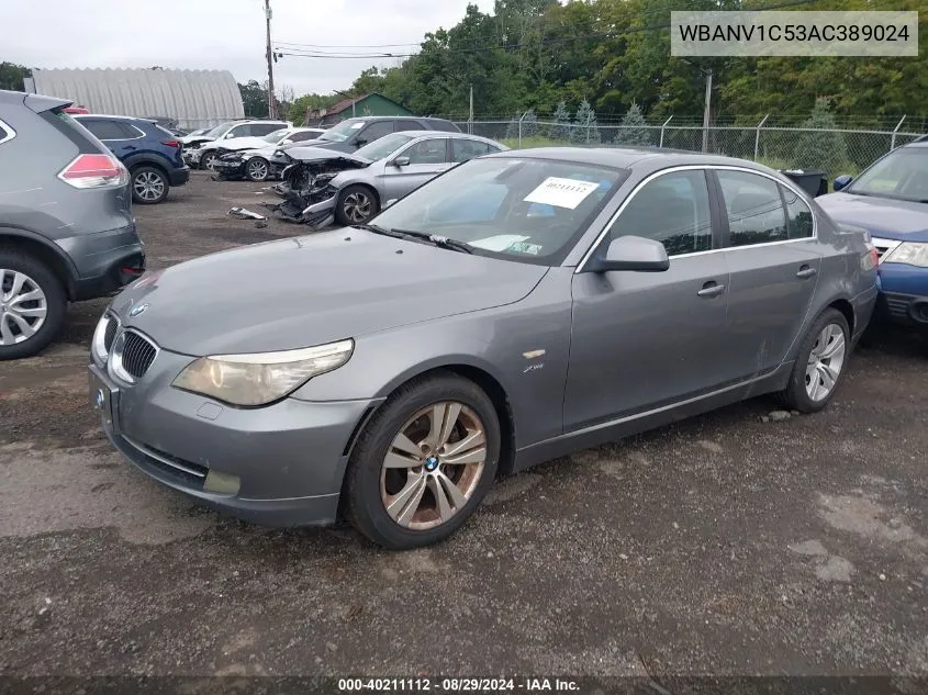 WBANV1C53AC389024 2010 BMW 528I xDrive